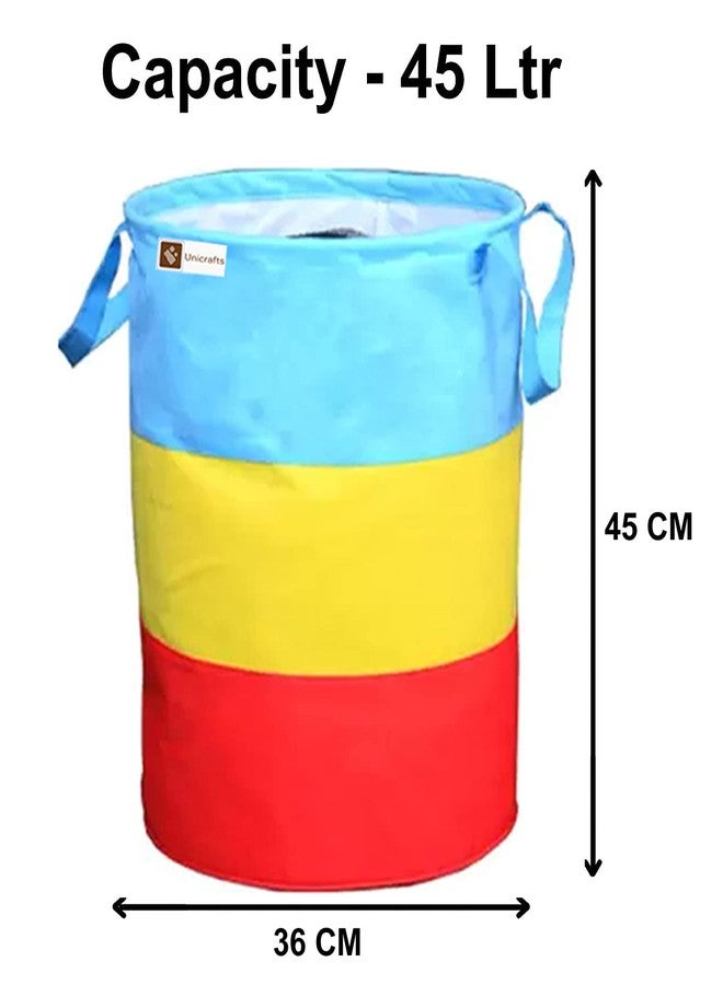 UNICRAFTS أكياس غسيل 45 لتر (متعددة الألوان، (عبوة من قطعتين)) - Image 4